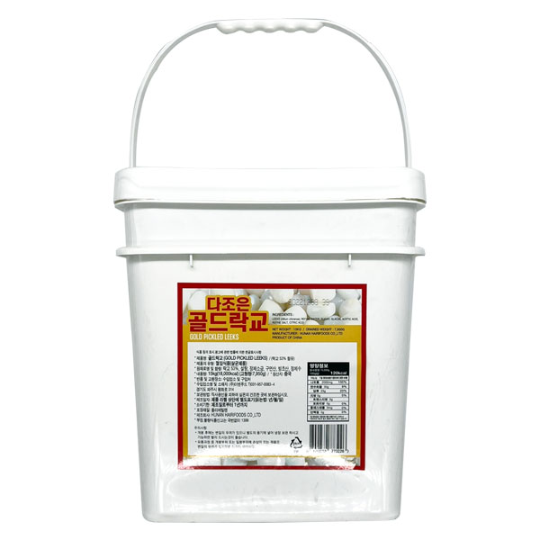 다조은 골드말통 락교 15KG 대용량 업소용