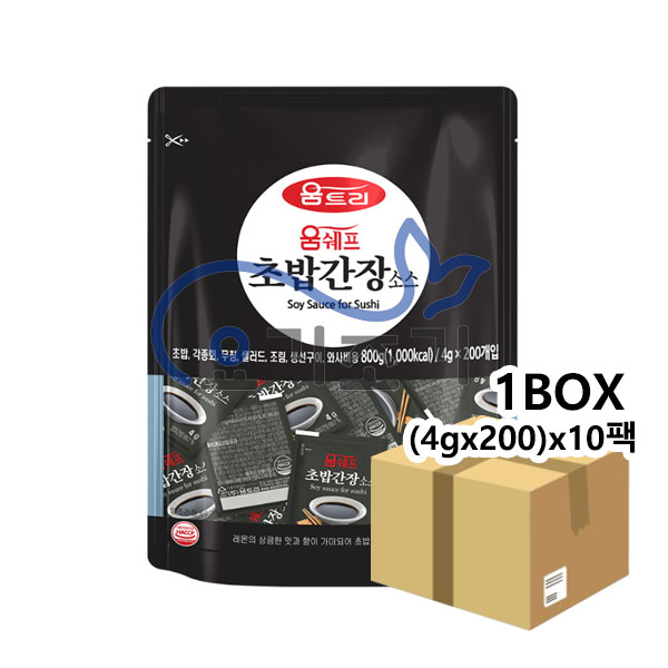 움트리 움쉐프 초밥간장소스 (4gx200개입)x10팩 (팩당 6,700원)