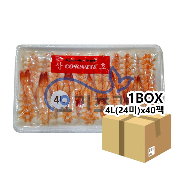 산호 초새우4L(24미)x40팩 (팩당 5,880원)