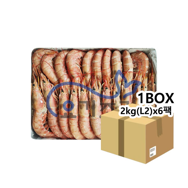 산호 아르헨티나 홍새우  L2(40미~60미) 2kgx6팩 (팩당 31,380원)