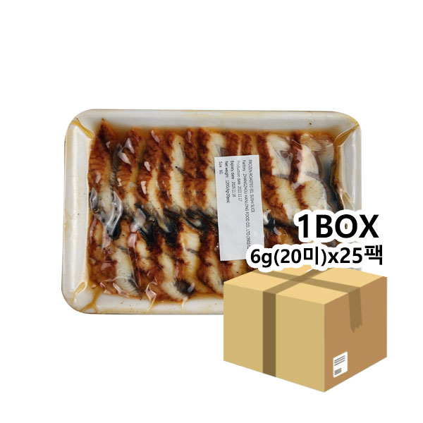ISEA 초밥용 민물장어 6g(20미)x25팩 (팩당 4,860원)