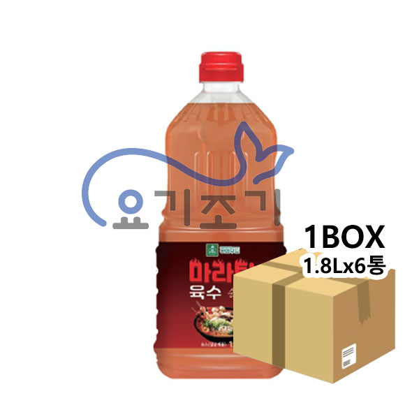 이엔 마라탕육수(순한맛) 1.8Lx 6통 (통당 15,600원)