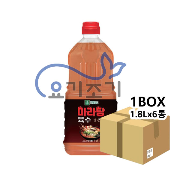 이엔 마라탕육수(강한맛) 1.8Lx 6통 (통당 19,000원)