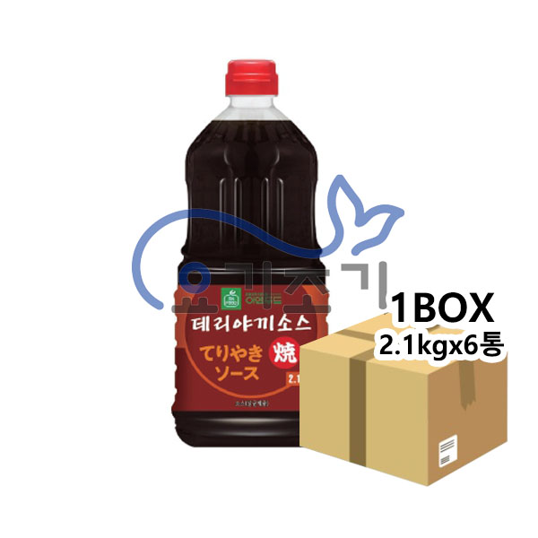 이엔 데리야끼소스 2.1kg x 6통 (통당 7,200원)
