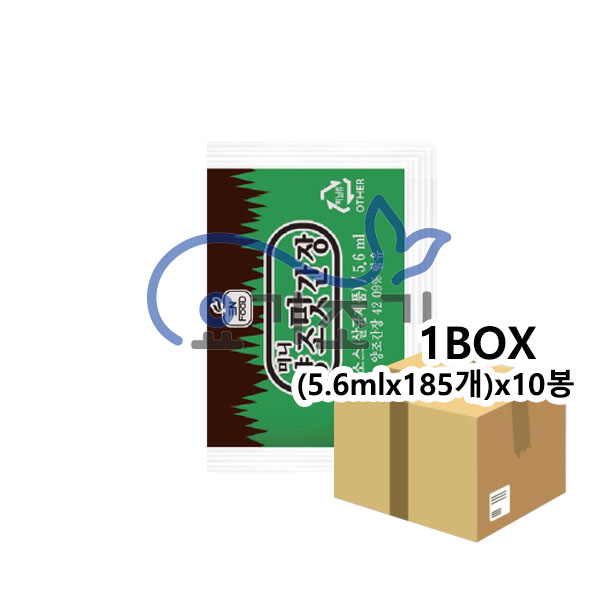 이엔 미니양조맛간장 (5.6ml x 185개)x10봉 (봉당 5,500원)