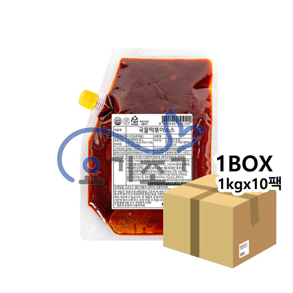 모노키친 국물떡볶이소스 1kg x10팩 (팩당 6,200원)