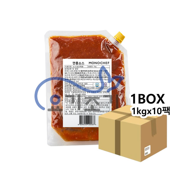 모노키친 깐풍소스 1kg x10팩 (팩당 7,100원)