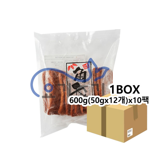 사각 사쯔마아게 600g(50gx12개) x10팩 (팩당 10,700원)