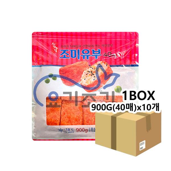 신슈 조미유부(핑크) 900g(40매)x10개 (개당 7,560원)