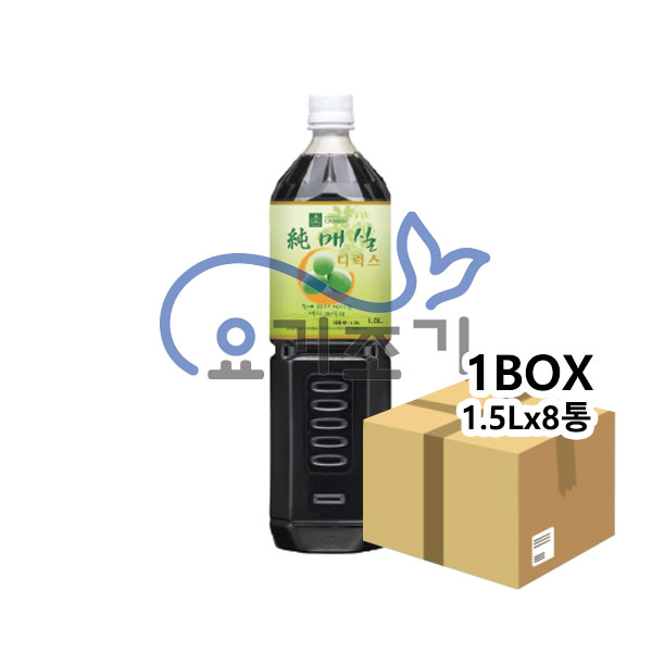 이엔 순매실 1.5L x 8통 (통당 7,600원)