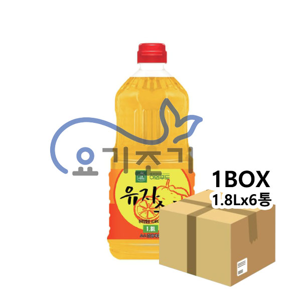 이엔 유자소스 1.8L x 6통 (통당 7,800원)