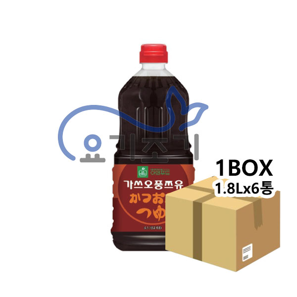 이엔 가쓰오풍쯔유 1.8Lx 6통 (통당 9,900원)