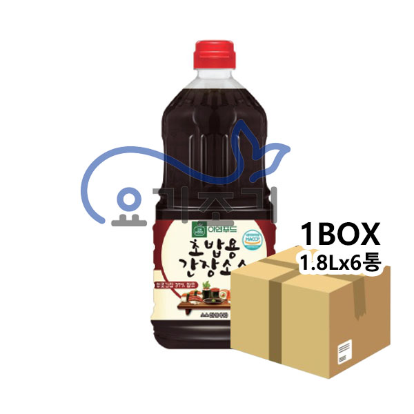 이엔 초밥용간장소스 1.8Lx 6통(통당 7,700원)