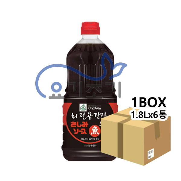 이엔 회전용간장소스 1.8Lx 6통 (통당 8,700원)