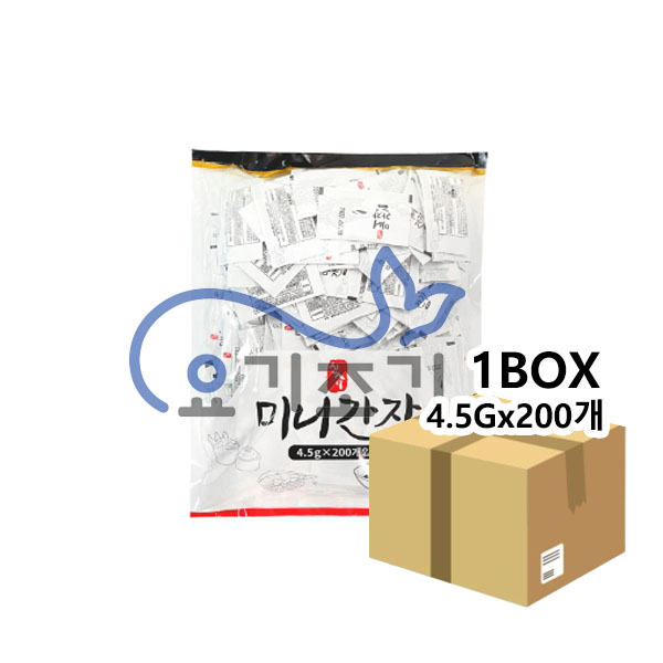 코우 미니간장 4.5gx200개 X10봉 (팩당 4,200원)