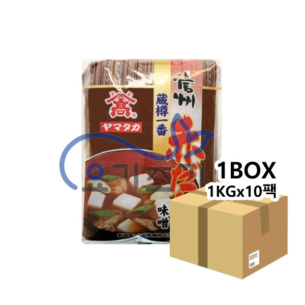 코우 신슈 아까다시된장(일본)1kg x 10팩 (팩당 5,640원)