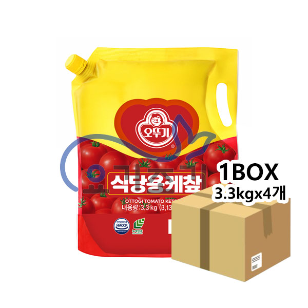 오뚜기 케찹(스파우트) 3.3kg x4개 (개당 7,200원)