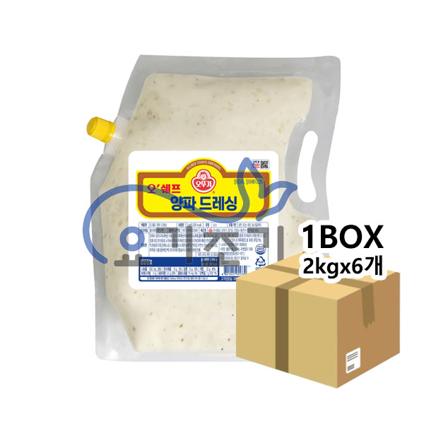 오뚜기 양파드레싱 2kg x6개 (개당 10,200원)