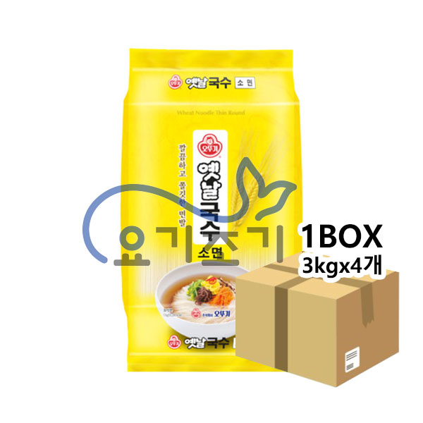 오뚜기 옛날소면 3kg x4개 (개당 9,700원)