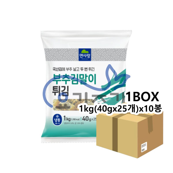 면사랑 부추김말이튀김1kg(40gx25개) x10봉 (봉당 6,320원)