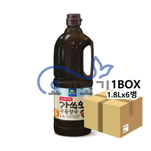 면사랑 프리미엄 가쓰오우동장국 1.8Lx6병 (병당 12,100원)