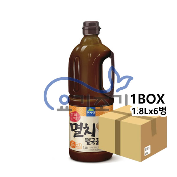면사랑 프리미엄 밑국물멸치육수 1.8Lx6병 (병당 12,100원)