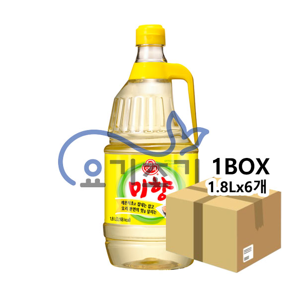 오뚜기 미향 1.8L x6개 (개당 6,400원)
