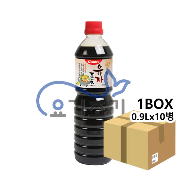 선도식품 유자폰즈 0.9L x10병 (병당6,500원)