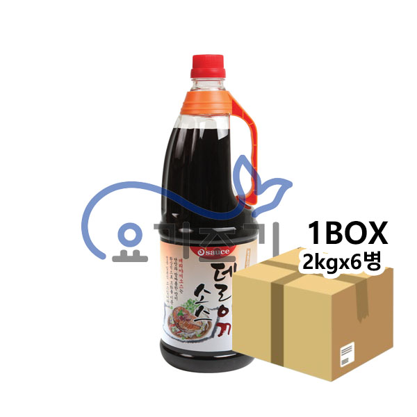 선도식품 데리야끼소스 2kg x6병 (병당 7,300원)