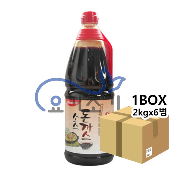 선도식품 돈까스소스 2kg x6병 (병당 7,300원)