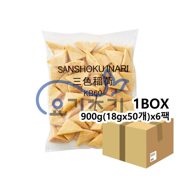 삼색유부오뎅(삼색이나리아게) 900g(18gx50개)x6팩 (팩당 16,500원)