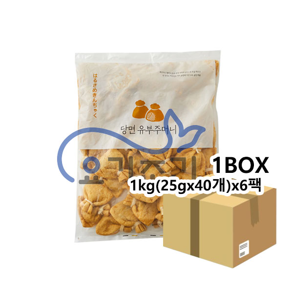 유부당면주머니 1kg(25gx40개)x6팩 (팩당 15,200원)
