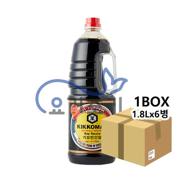 기꼬만 간장 1.8Lx6병 (병당 8,000원)