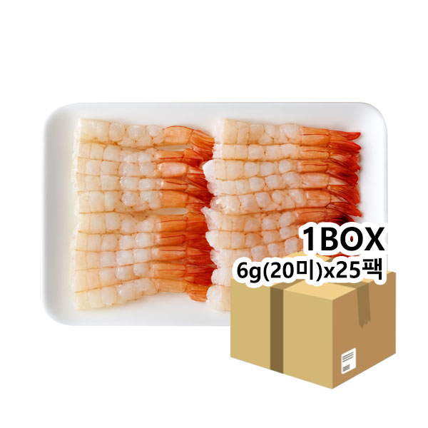 ISEA 초밥용 단새우풍새우 6g(20미)x25팩 (팩당 3,420원)