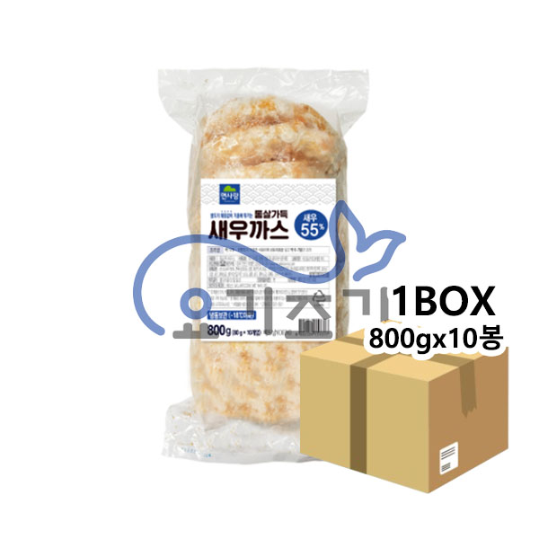 면사랑 생통살가득새우까스800gx10개 (팩당 14,300원)