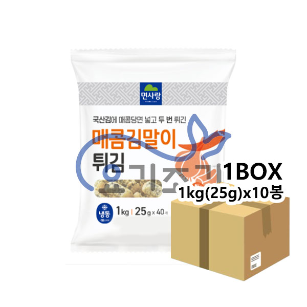 면사랑 매콤김말이튀김1kg(25gx40개) x10봉 (봉당 6,670원)