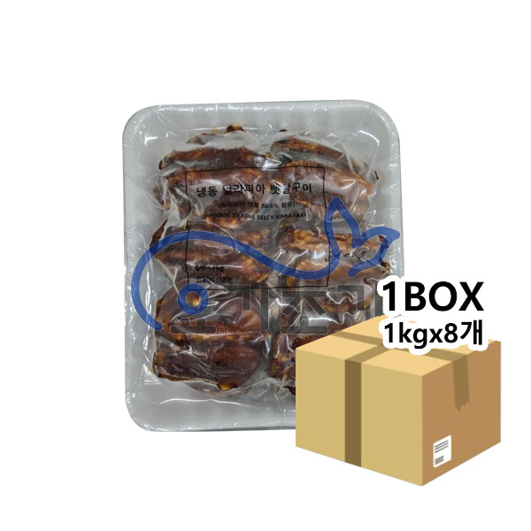 틸라피아 양념뱃살(51-80g)1KGx8팩 (팩당 21,920원)