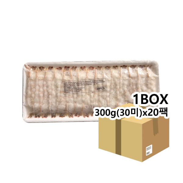 노바시새우 300g (30미)x10팩 (팩당 5,260원)